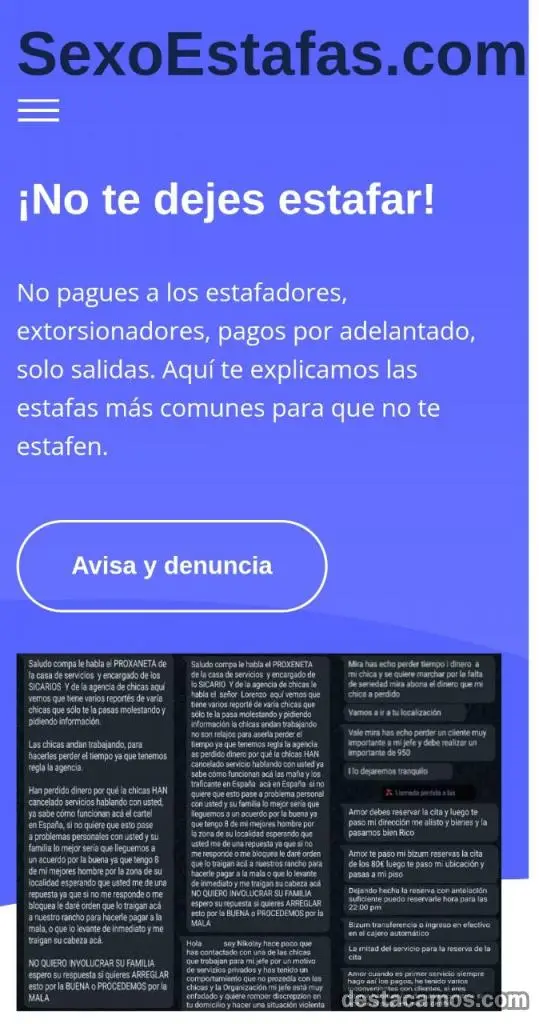 ¡ATENCIÓN! Evita las Estafas