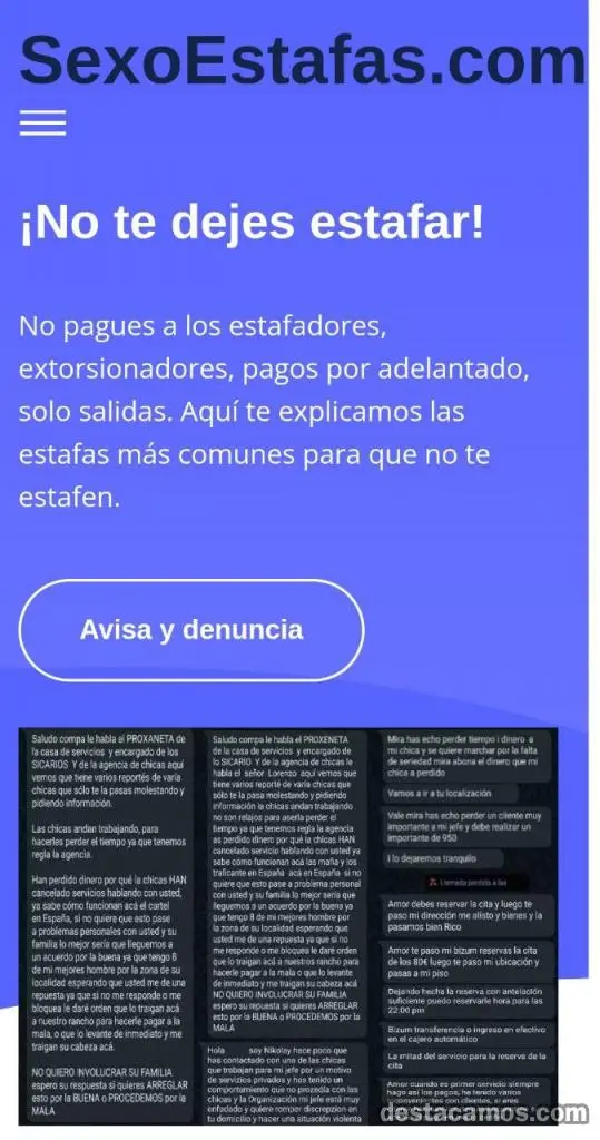 ¡ATENCIÓN! Evita las Estafas