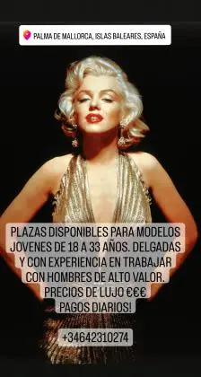 Plazas en Barcelona: GRAN OPORTUNIDAD BUSCAMOS CHICAS, 18 a 30 AÑOS.PALZA DISPONIBLE EN PALMA...